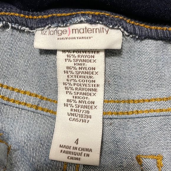 Liz Lange Maternity Jeans (S/4) - Picture 3 of 3